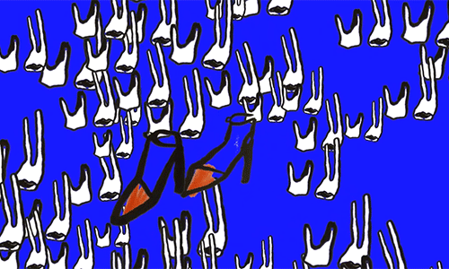 animated gif of shoes and teeth